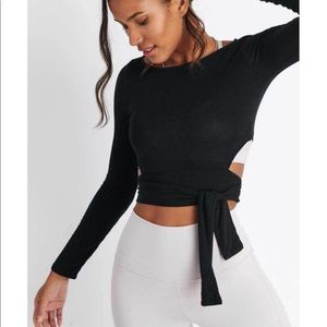 Alo yoga Barre long sleeve crop